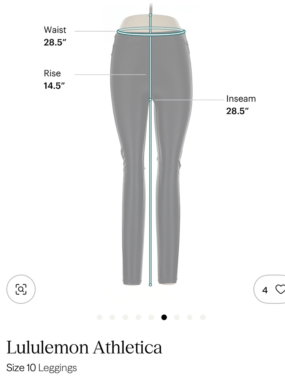 lululemon Black Shiny Leggings